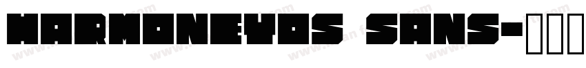 harmoneyos sans字体转换